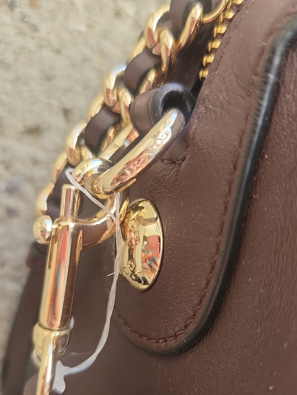 Coach Patent Mini Bennett Satchel - Picture 6 of 13